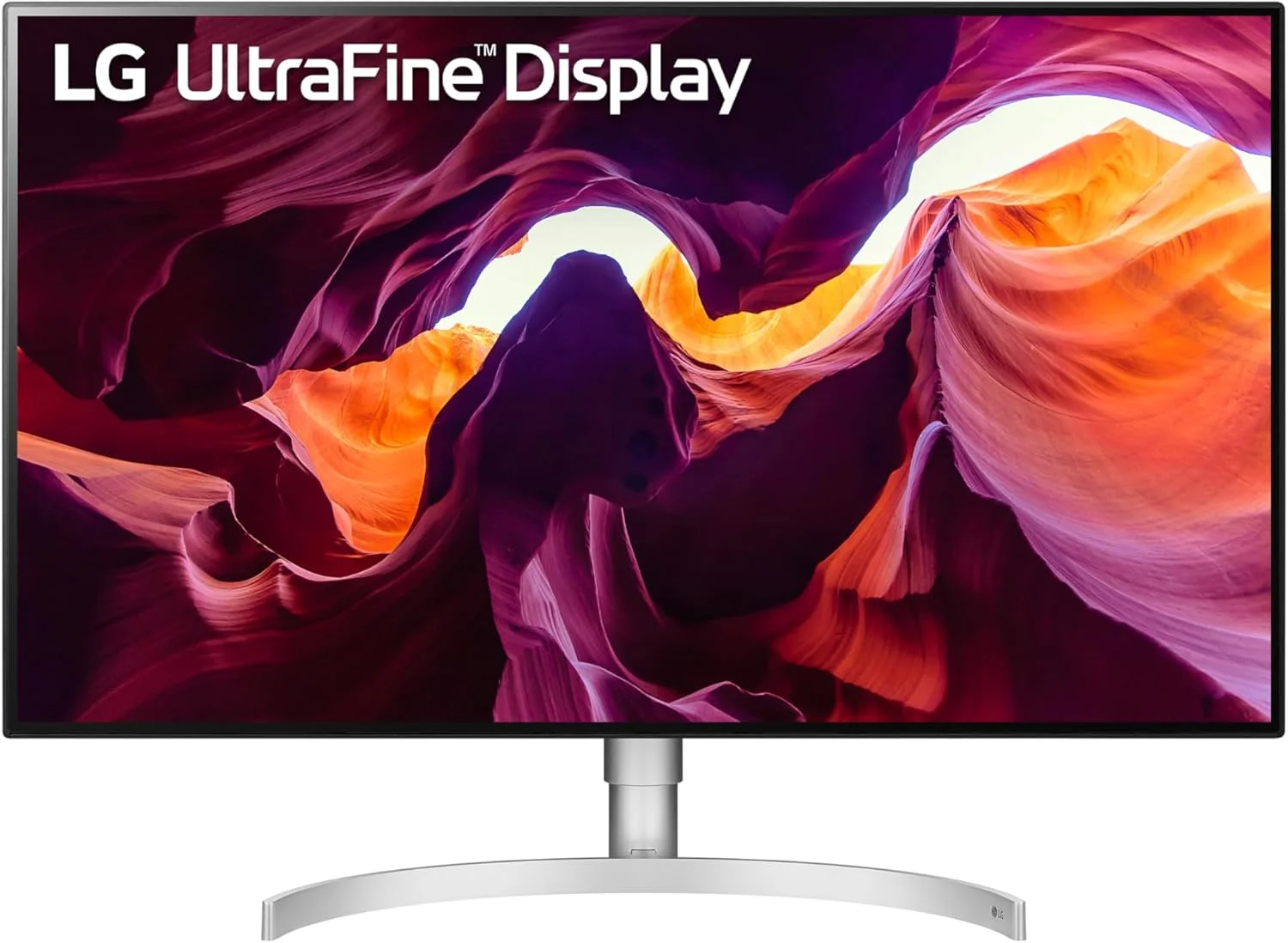 مانیتور ال ای دی 32 اینچی LG 32UL950-W Class Ultrafine 4K UHD با اتصال Thunderbolt 3 نقره ای (صفحه نمایش 31.5 اینچی)