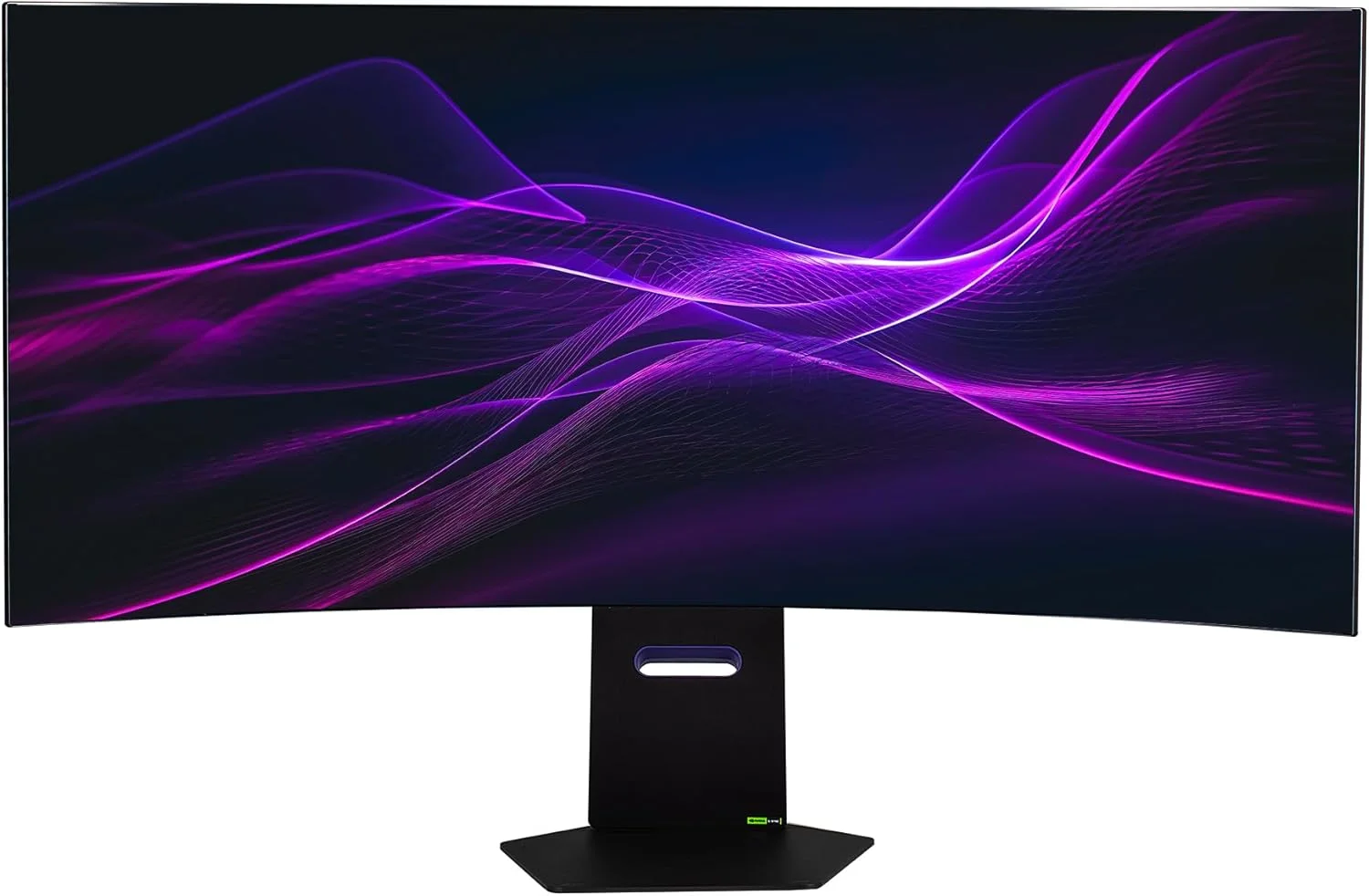 مانیتور خمیده گیمینگ اولد فوق عریض 45 اینچی ال‌جی مدل 45GX950A-B با رزولوشن 5K2K به همراه: 2 عدد کابل HDMI، محافظ برق، کیت تمیز کننده تلویزیون، بست کمربندی