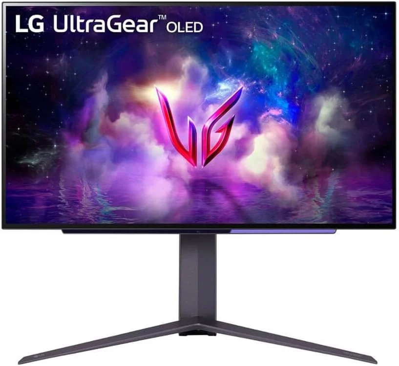مانیتور گیمینگ 27 اینچی LG مدل ‎27GS95QE Ultragear OLED، رزولوشن QHD، نرخ نوسازی 240 هرتز، زمان پاسخگویی 0.03 میلی‌ثانیه، DisplayHDR True Black 400، AMD FreeSync Premium Pro، NVIDIA G-Sync، HDMI 2.1، DisplayPort، پایه با قابلیت تنظیم ارتفاع/چرخش، مشکی (بازسازی شده)