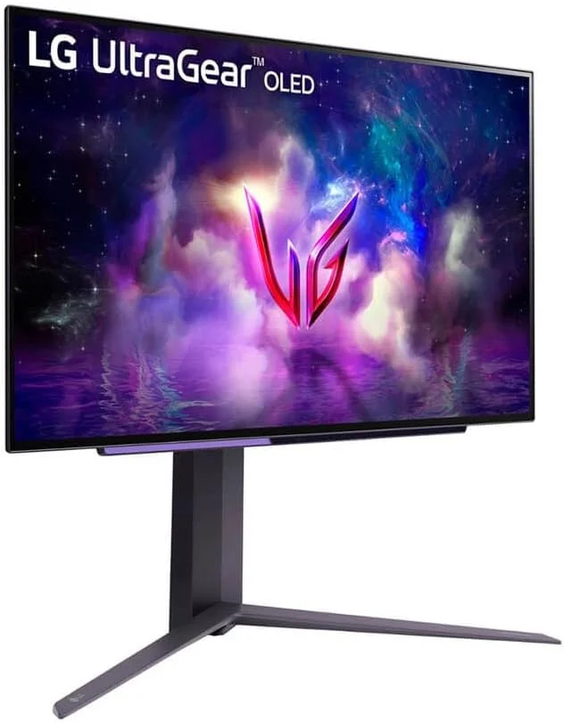 مانیتور گیمینگ 27 اینچی LG مدل ‎27GS95QE Ultragear OLED، رزولوشن QHD، نرخ نوسازی 240 هرتز، زمان پاسخگویی 0.03 میلی‌ثانیه، DisplayHDR True Black 400، AMD FreeSync Premium Pro، NVIDIA G-Sync، HDMI 2.1، DisplayPort، پایه با قابلیت تنظیم ارتفاع/چرخش، مشکی (بازسازی شده)