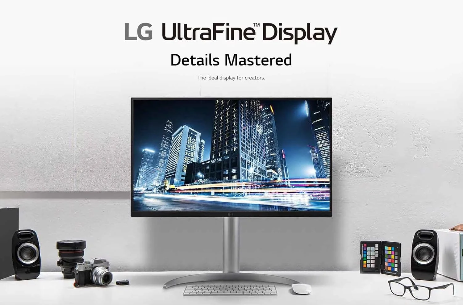 مانیتور 27 اینچی ال‌جی 4K (3840 x 2160) IPS با USB Type-C | AMD FreeSync | HDR 400, DCI-P3 95% | بلندگوی داخلی | 60 هرتز، 5 میلی‌ثانیه | حاشیه باریک (HDMI، DisplayPort) | مانیتور سفید