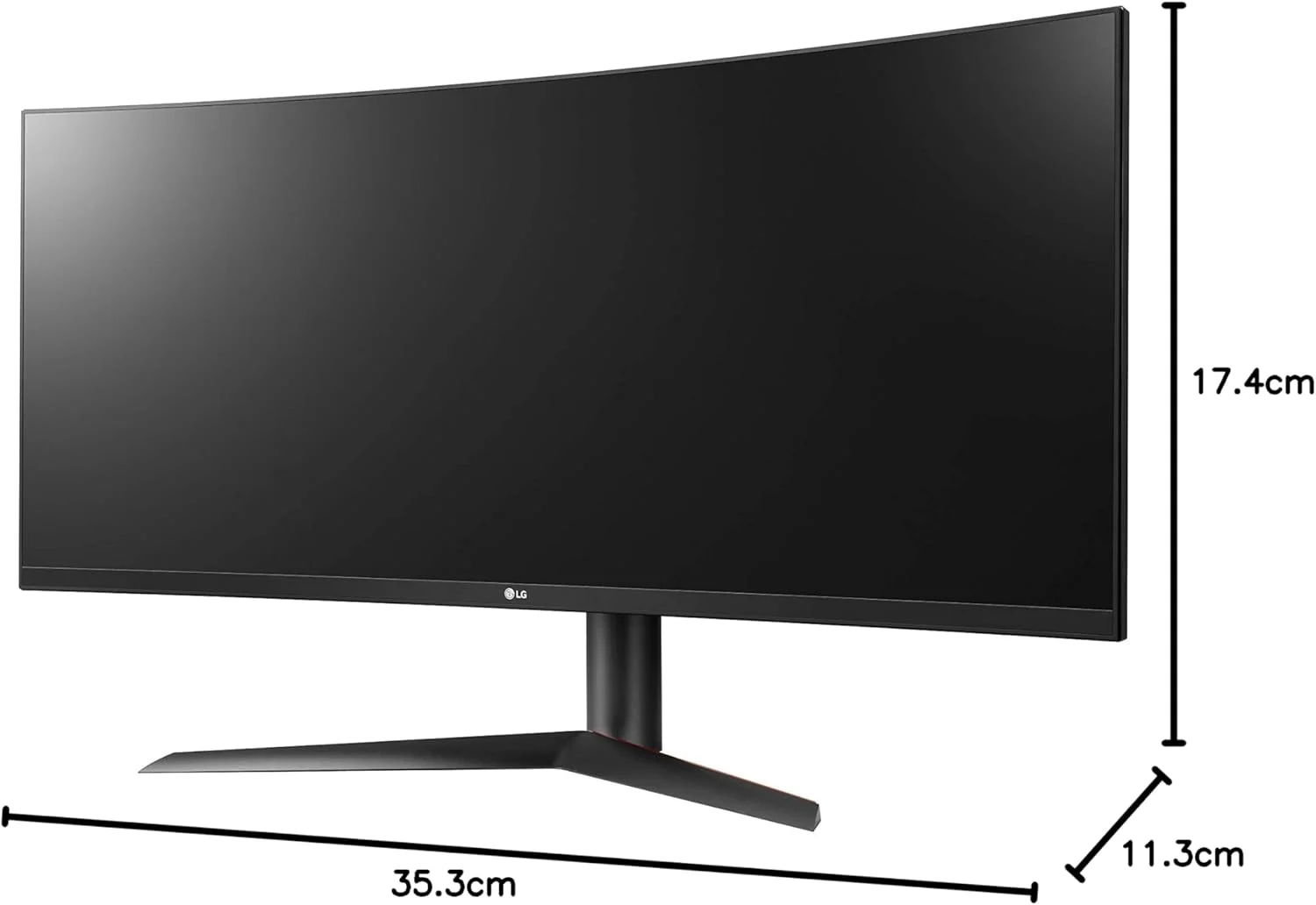 مانیتور گیمینگ فوق عریض ال‌جی مدل 38GL950G-B UltraGear سایز 38 اینچ، نسبت تصویر 21:9 خمیده WQHD+ (3840 x 1600) با پنل Nano IPS، زمان پاسخگویی 1 میلی‌ثانیه، نرخ تازه‌سازی 144 هرتز - رنگ مشکی