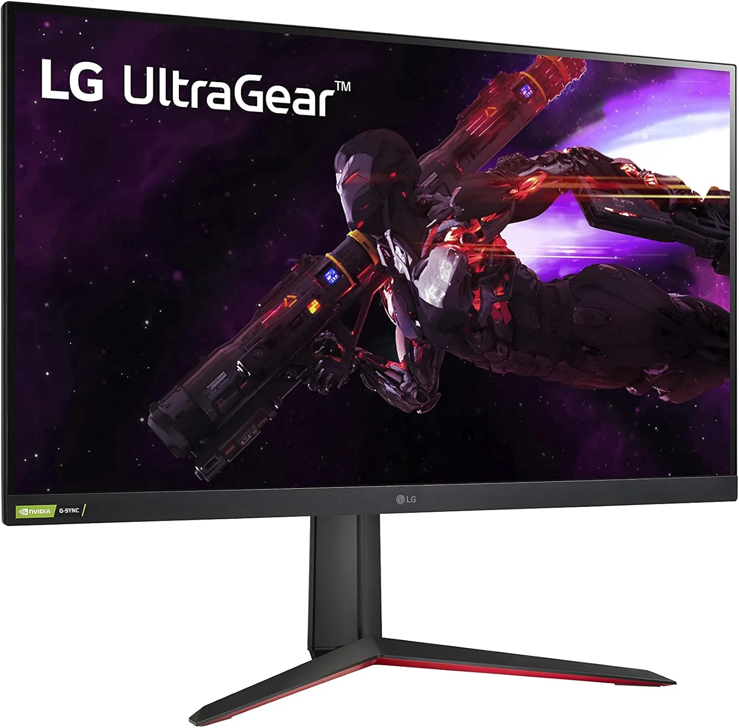 مانیتور گیمینگ 32 اینچی LG 32GP850-B QHD (2560 x 1440) Ultragear، نانو IPS، 165 هرتز، 1 میلی‌ثانیه، G-Sync، AMD FreeSync Premium، HDR10، HDMI، DisplayPort، پایه قابل تنظیم ارتفاع/شیب/چرخش، طراحی بدون حاشیه 3 طرفه، مشکی