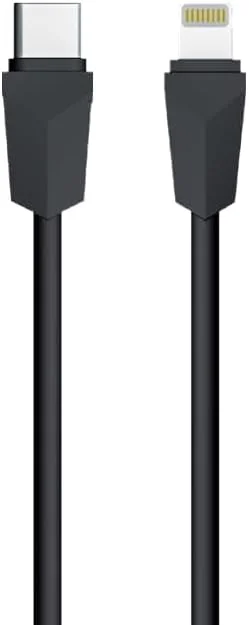 شارژر مسافرتی 30 واتی MYCANDY با کابل Type-C به لایتنینگ - آداپتور شارژ سریع، مشکی