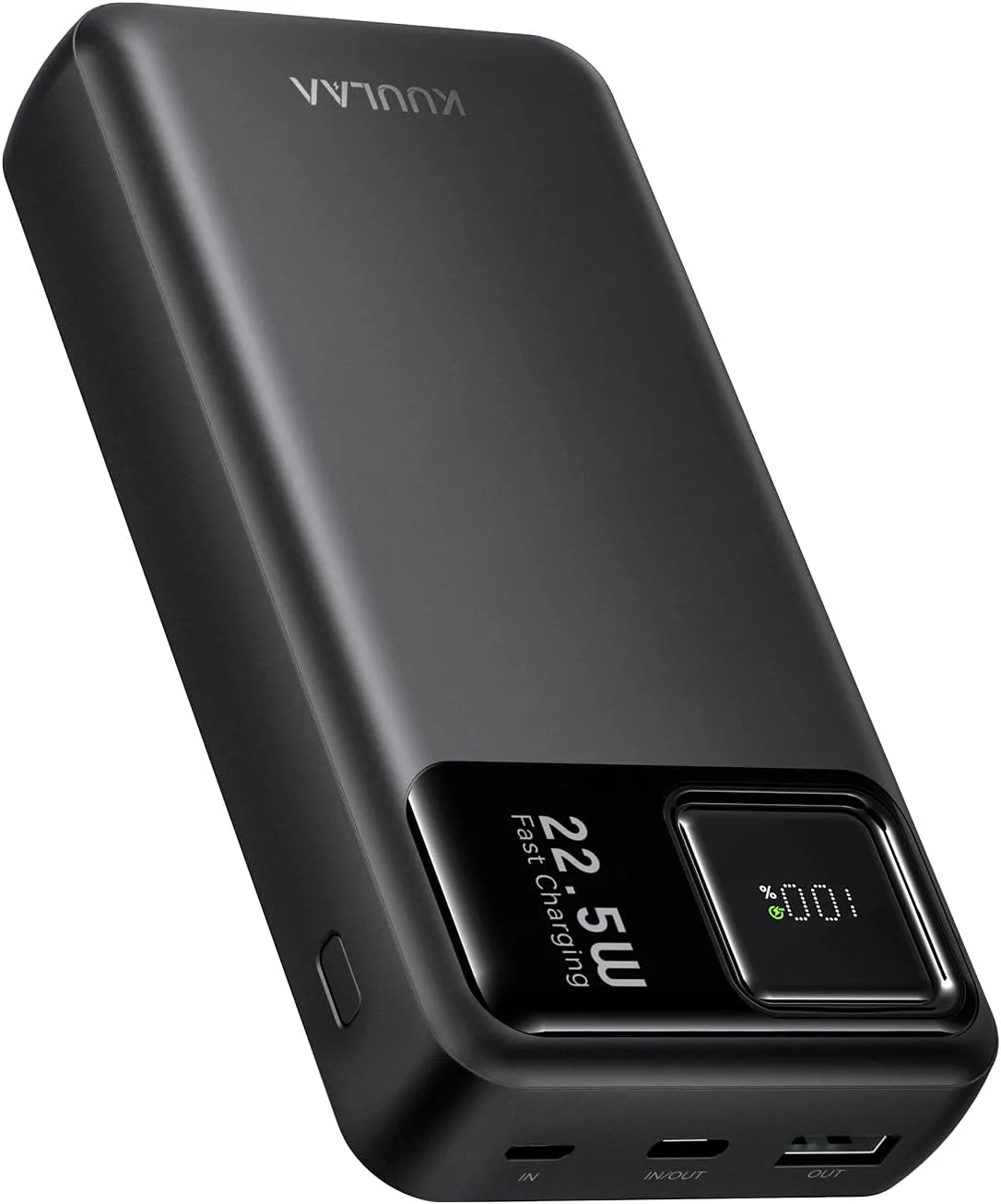 پاور بانک کولا 20000mAh، شارژر قابل حمل 22.5W شارژ سریع، پاوربانک بسته باتری 2 خروجی 2 ورودی با نمایشگر LED سازگار با آیفون 17 16 15 14 13 12 سامسونگ آیپد