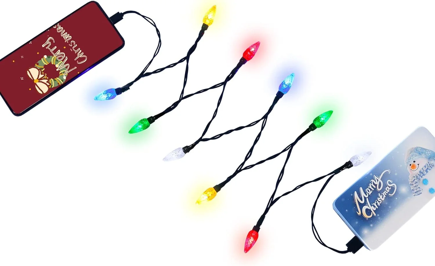 کابل شارژ تلفن چراغ های LED کریسمس، شارژر USB طرح لامپ، هدیه تعطیلات، کابل 50 اینچی 10 LED چند رنگی برای تلفن 14/13/12/11 Pro/XS/XS Max/XR/X/8 Plus/ 8/7 Plus/7s Plus/6s/6 Max و غیره (1 عدد) کابل شارژ تلفن چراغ های LED کریسمس، شارژر USB طرح لامپ، هدیه تعطیلات، کابل 50 اینچی 10 LED چند رنگی برای تلفن 14/13/12/11 Pro/XS/XS Max/XR/X/8 Plus/ 8/7 Plus/7s Plus/6s/6 Max و غیره (1 عدد)