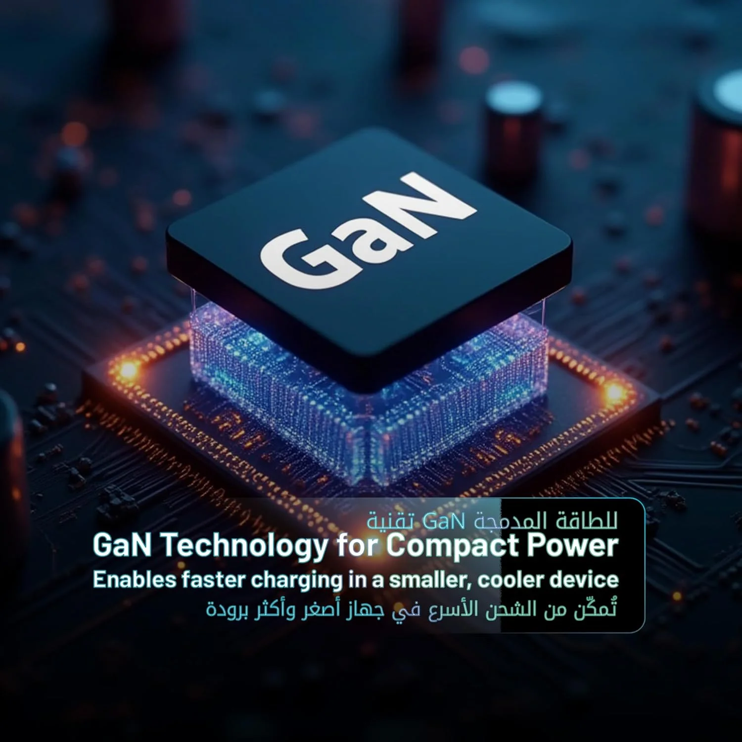 هاب شارژ سریع پریمیوم 100 واتی Green Lion GaN، ایستگاه شارژ 4 پورت، شارژ رومیزی 3×USB-C و 1×USB-A، شارژر رومیزی چند پورت Type C & A، با تخصیص نیرو برای آیپد، آیفون، لپ تاپ