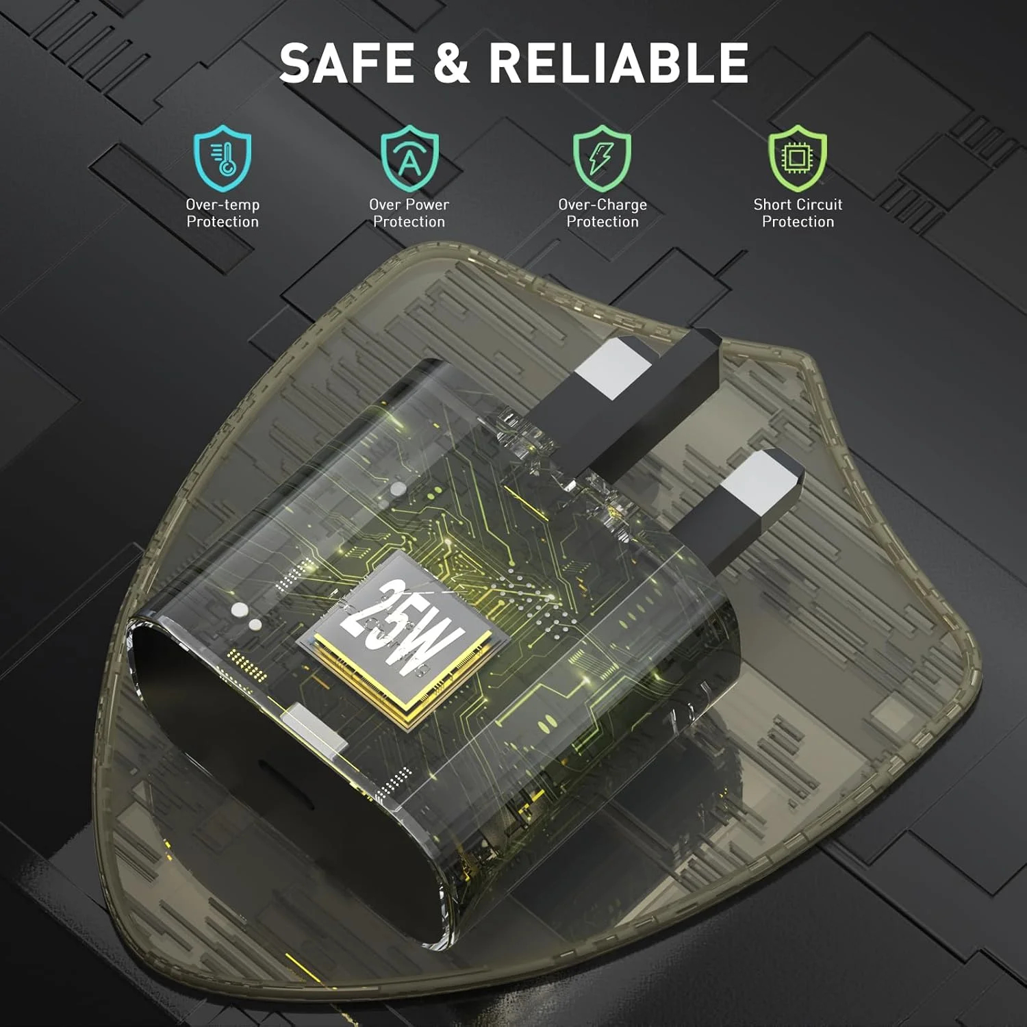 شارژر سریع سازگار با سامسونگ (2 عددی) - شارژر 25 واتی USB C با کابل های C به طول 2 متر، آداپتور سریع 25 واتی سازگار با سامسونگ Ultra S24/S23/S22, Galaxy A54, Note20, Galaxy Watch