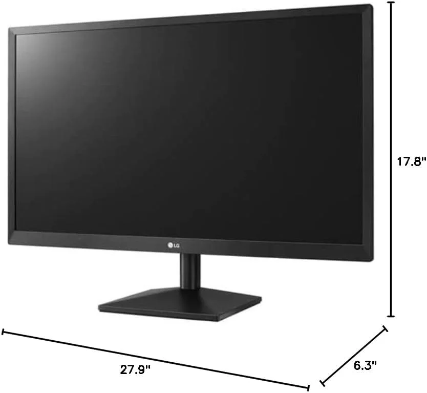 مانیتور 27 اینچی ال‌جی مدل 27BK400H-B TN FHD با فناوری AMD FreeSync™، Flicker Safe، کنترل روی صفحه، حالت مطالعه و قابلیت نصب روی دیوار