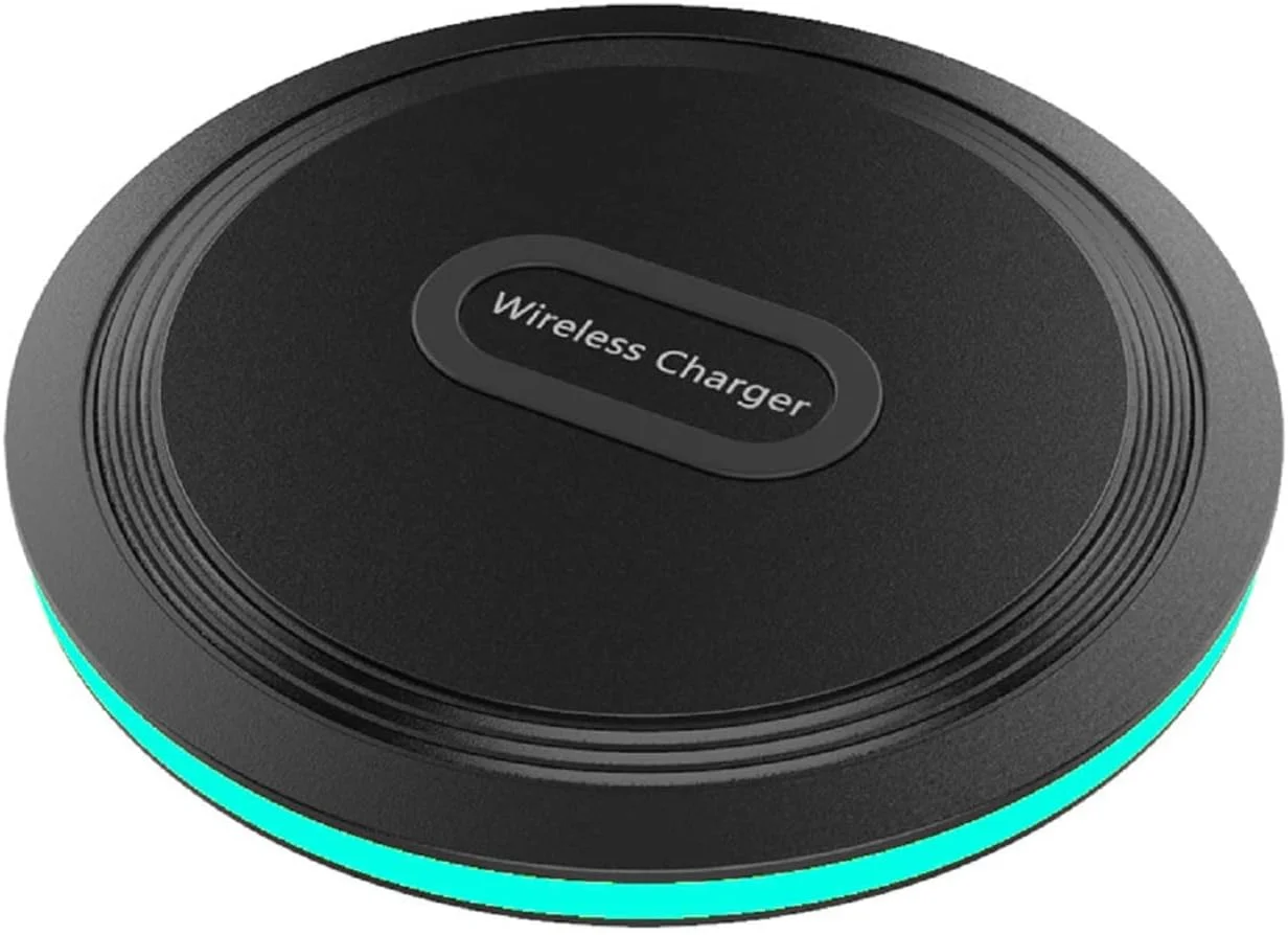 شارژر بی‌سیم Excefore، 15 وات سازگار با آیفون، برای Galaxy S23 S22 S21 S20 A14 A13 A03S A53 A12 A11 A04S A22 S10 S9، Z Fold5، Z Flip4 iPhone 14 13 12