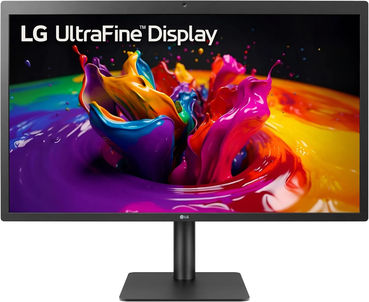مانیتور 27 اینچی LG UltraFine مدل 27MD5KL-B با رزولوشن 5K (5120 x 2880)، پنل IPS، سازگار با macOS، دارای 3 پورت USB Type C، Thunderbolt 3، پوشش 99% فضای رنگی DCI-P3 و روشنایی 500 نیت - مشکی