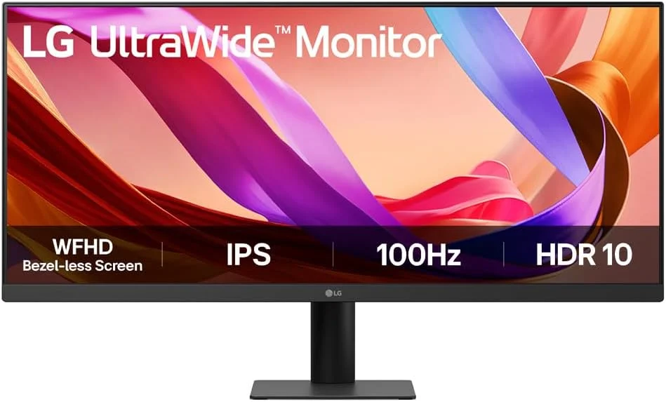 LG UltraWide Monitor 29U511A – 29” WFHD (2560x1080) IPS Display, 100Hz, sRGB 99%, HDR10, Eye Care, Height Adjustable Stand, 21:9 Ultrawide Screen for Multitasking, Home Office