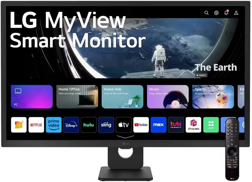 LG 32" Full HD IPS MyView Smart Monitor with webOS and Magic Remote