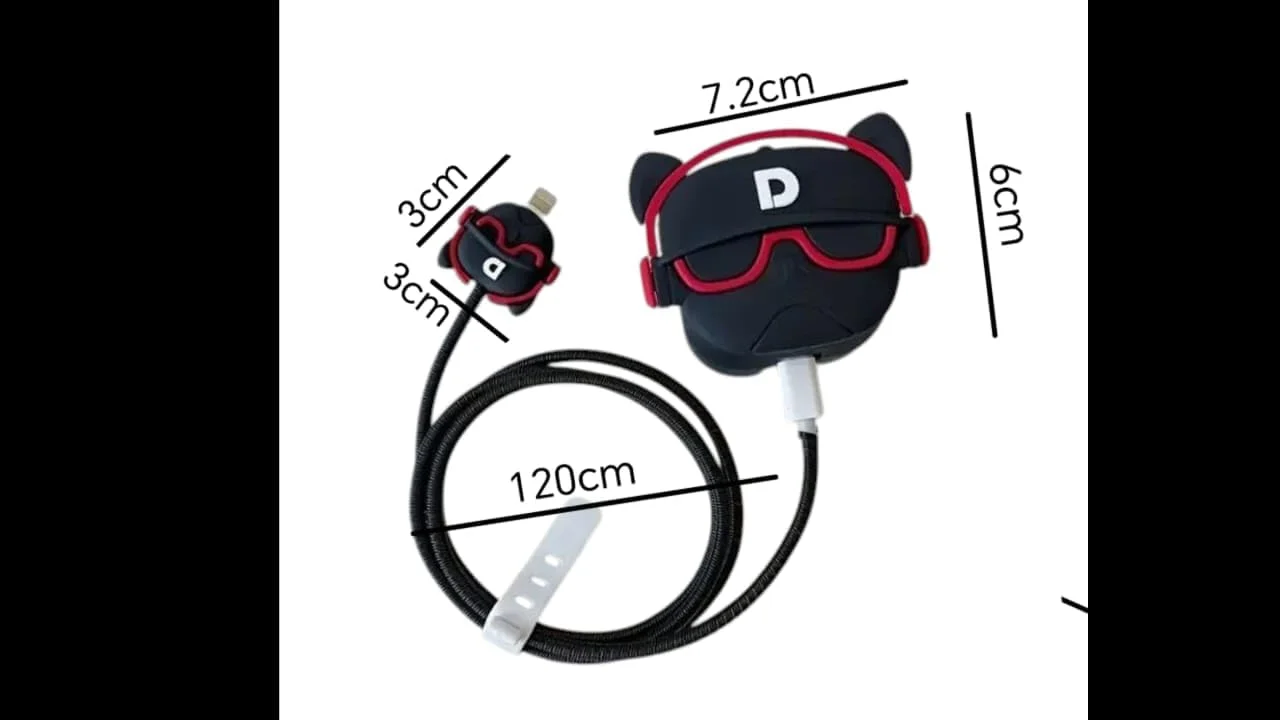 3D CuteCartoon Protective Case for iPhone Charger Protector 18/20W charging cover case