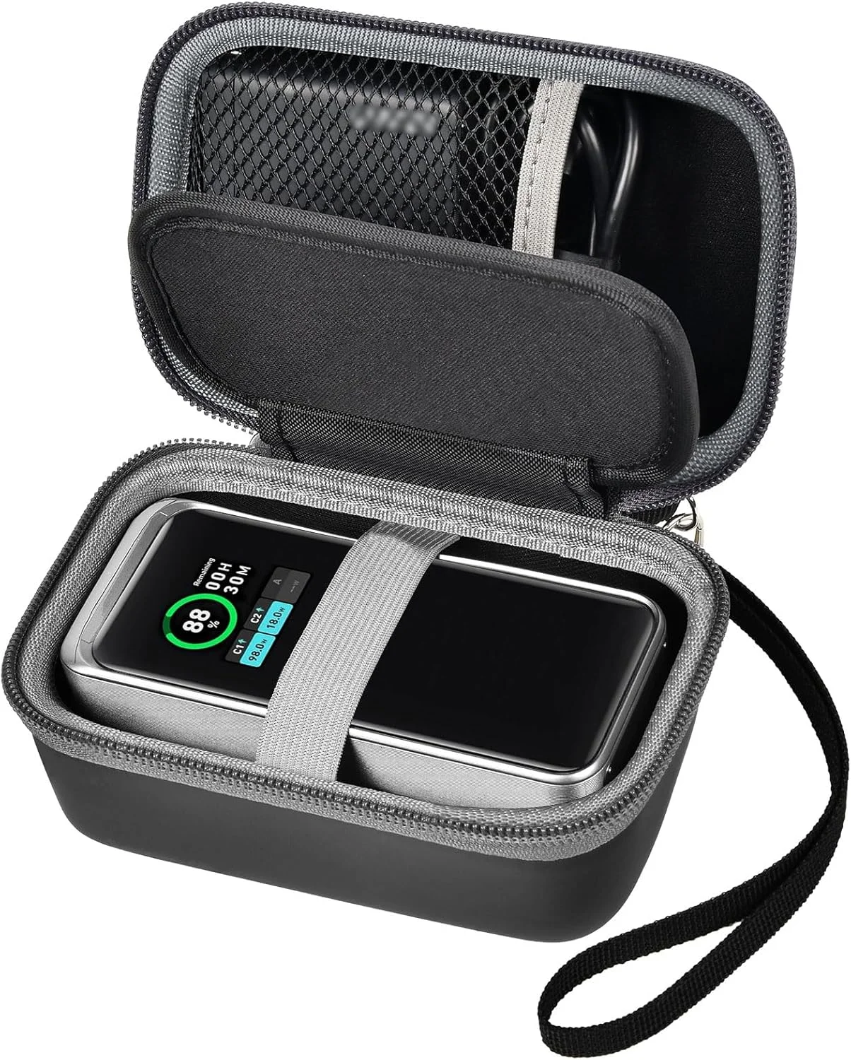 Case Compatible with Anker Prime Power Bank 20,000mAh Portable Charger with 200W Output, Battery Pack Power Station Organizer, Hold Charging Cable and USB C Charger for iPhone, for Samsung (Box Only)