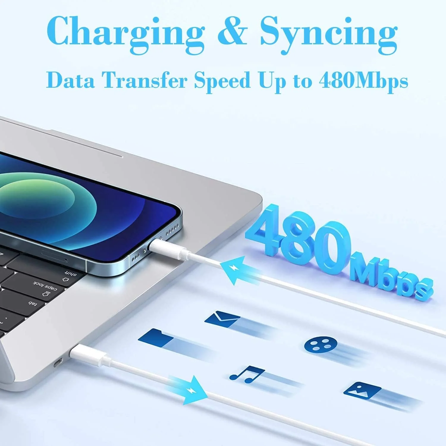 iPhone Fast Charger Cable,Fast Charger iPhone 20W PD USB C Wall Charger Type C Power Adapter Lightning Cable Fast Charging Plug Compatible with iPhone14/13 Pro/12/11/XS/Max/XR/X/8 Plus/SE 2022,iPad