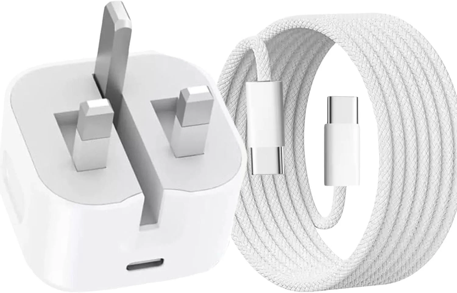 Charger 20W Adapter And Type-C Cable for iPhone 16/15 / 17 Pro/Pro Max Air – Sleek Power Combo for Everyday Use