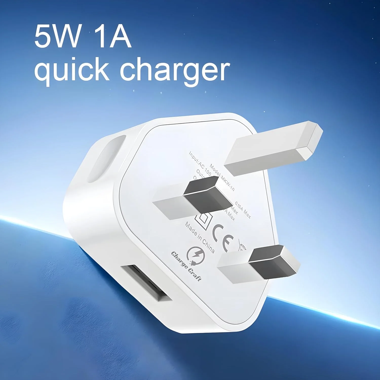 5V UK USB Mains Charger Plug Adaptor 1A/1000mAh, 3 Pin Plug,100-240V Worldwide Voltage Fast & Safe Charging for Phones, Tablets | Compact and Reliable Universal Travel etc (Pack Of 2) 5V UK USB Mains Charger Plug Adaptor 1A/1000mAh, 3 Pin Plug,100-240V Worldwide Voltage Fast & Safe Charging for Phones, Tablets | Compact and Reliable Universal Travel etc (Pack Of 2)