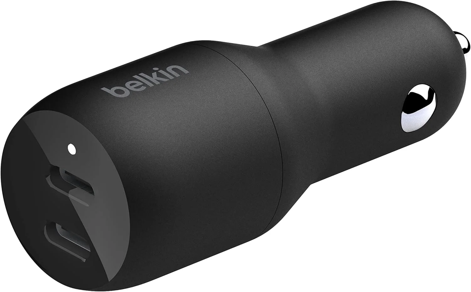 Belkin USB-C PD Car Charger 36W (Dual 18W USB-C Power Delivery Car Charger for iPhone 14 and 13 series, Samsung, Google and more)