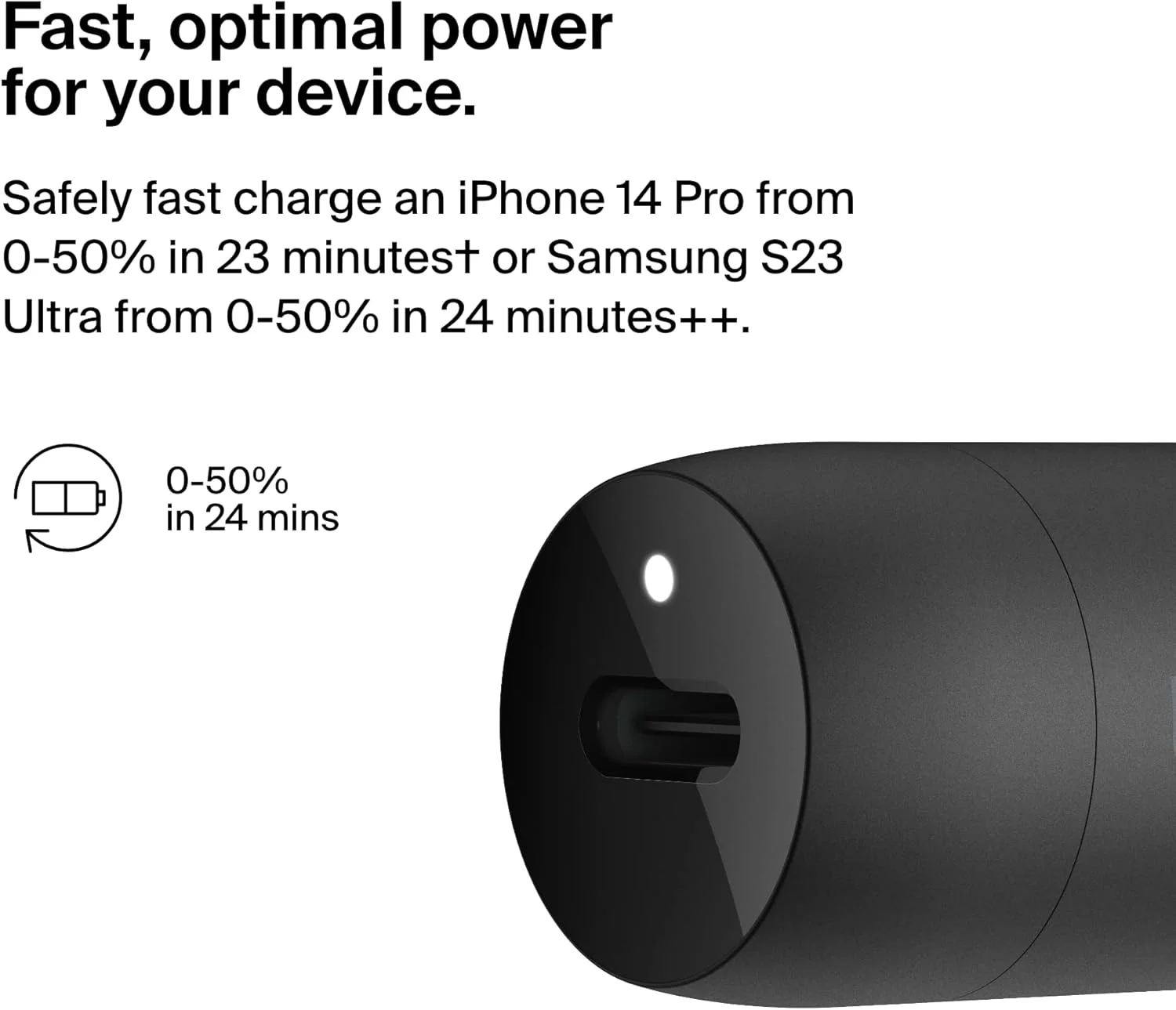 Belkin Boost↑Charge™ 30W Fast Car Charger, Compact Design w/USB-C Power Delivery Port, 4-Port USB Power Extender, Universal Compatibility for iPhone 14, Galaxy S23, Note Series, and More - Black Belkin Boost↑Charge™ 30W Fast Car Charger, Compact Design w/USB-C Power Delivery Port, 4-Port USB Power Extender, Universal Compatibility for iPhone 14, Galaxy S23, Note Series, and More - Black
