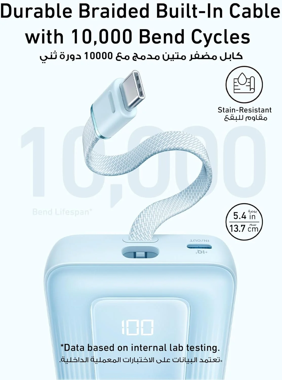 پاور بانک انکر زولو، شارژر قابل حمل 10000 میلی آمپر ساعتی 30 واتی با سرعت بالا با کابل USB-C داخلی، بسته باتری برای سری آیفون 17/17 ایر/17 پرو/17 پرو مکس/16، گلکسی و موارد دیگر (سفید، 10000 میلی آمپر ساعت) پاور بانک انکر زولو، شارژر قابل حمل 10000 میلی آمپر ساعتی 30 واتی با سرعت بالا با کابل USB-C داخلی، بسته باتری برای سری آیفون 17/17 ایر/17 پرو/17 پرو مکس/16، گلکسی و موارد دیگر (سفید، 10000 میلی آمپر ساعت)
