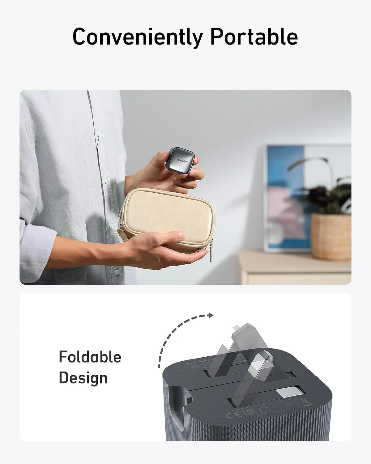 شارژر دیواری USB C نانو انکر، شارژر USB C پرسرعت 30 واتی با دوشاخه تاشو، PIQ 3.0 و شارژ سریع PPS، برای سری آیفون 17/16، پیکسل، گلکسی، آیپد و موارد دیگر (کابل شامل نمی شود) شارژر دیواری USB C نانو انکر، شارژر USB C پرسرعت 30 واتی با دوشاخه تاشو، PIQ 3.0 و شارژ سریع PPS، برای سری آیفون 17/16، پیکسل، گلکسی، آیپد و موارد دیگر (کابل شامل نمی شود)