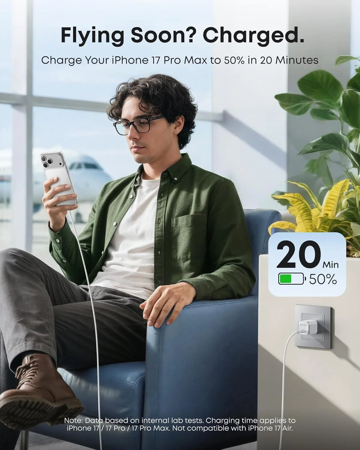 شارژر نانو 45 واتی انکر Type C با قابلیت شارژ سریع، دوشاخه USB C جمع و جور و تاشو برای Samsung Galaxy S25 Ultra/S24 Series، iPhone 16 Series، MacBook، Pixel 9، iPad (سفید) شارژر نانو 45 واتی انکر Type C با قابلیت شارژ سریع، دوشاخه USB C جمع و جور و تاشو برای Samsung Galaxy S25 Ultra/S24 Series، iPhone 16 Series، MacBook، Pixel 9، iPad (سفید)