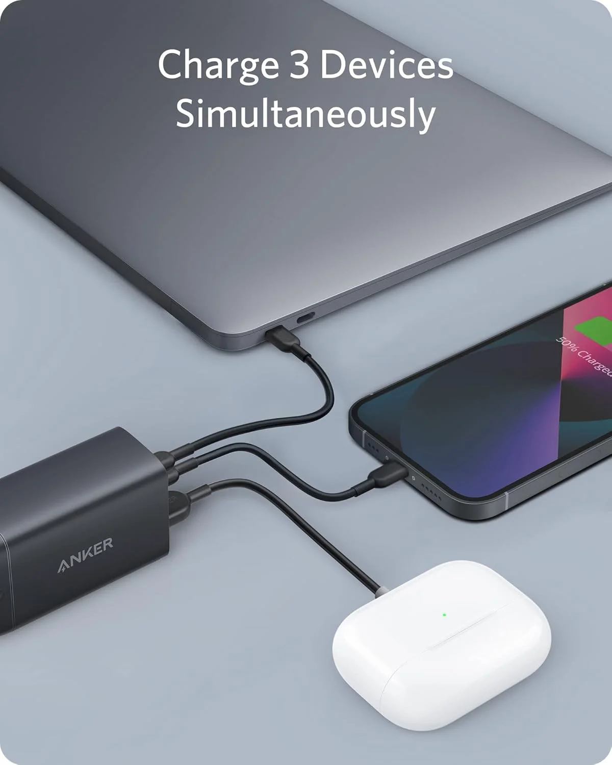 شارژر USB C انکر، شارژر 735 (Nano II 65W)، شارژر دیواری فشرده سریع 3 پورت برای مک بوک پرو/ایر، آیپد پرو، گلکسی S20/S10، دل XPS 13، نوت 20/10+، آیفون 13/پرو، پیکسل و غیره، A2667 شارژر USB C انکر، شارژر 735 (Nano II 65W)، شارژر دیواری فشرده سریع 3 پورت برای مک بوک پرو/ایر، آیپد پرو، گلکسی S20/S10، دل XPS 13، نوت 20/10+، آیفون 13/پرو، پیکسل و غیره، A2667