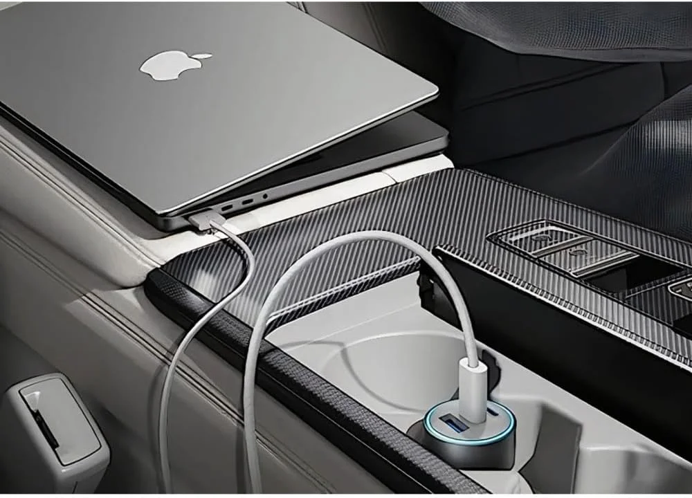 شارژر فندکی USB-C انکر، شارژر سریع 67 واتی 3 پورت جمع و جور، آداپتور خودرو 535 با PIQ 3.0 برای آیفون 16/16 پلاس/16 پرو/16 پرو مکس، گلکسی S24/S23، آیپد، هواوی و غیره شارژر فندکی USB-C انکر، شارژر سریع 67 واتی 3 پورت جمع و جور، آداپتور خودرو 535 با PIQ 3.0 برای آیفون 16/16 پلاس/16 پرو/16 پرو مکس، گلکسی S24/S23، آیپد، هواوی و غیره