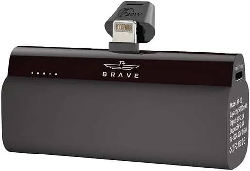 پاور بانک کوچک Brave با ظرفیت 5000 میلی آمپر ساعت، شارژ سریع PD 20W، شارژر قابل حمل و بسته باتری سازگار با iPhone 14 Pro/14 Pro Max /14/13 Pro/13 Pro Max/12 Pro/XR/X/8/7/6، iPad، AirPods (BP-12) - مشکی پاور بانک کوچک Brave با ظرفیت 5000 میلی آمپر ساعت، شارژ سریع PD 20W، شارژر قابل حمل و بسته باتری سازگار با iPhone 14 Pro/14 Pro Max /14/13 Pro/13 Pro Max/12 Pro/XR/X/8/7/6، iPad، AirPods (BP-12) - مشکی