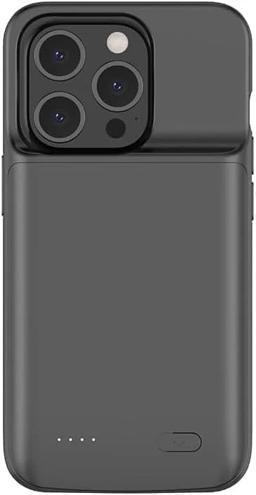 قاب جدید برای آیفون 14 پرو، قاب شارژ قابل حمل 3500 میلی آمپر ساعتی، بسته قابل شارژ برای قاب شارژر پشتیبان آیفون 14 پرو