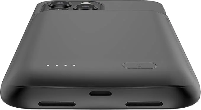 قاب جدید برای آیفون 14 پرو، قاب شارژ قابل حمل 3500 میلی آمپر ساعتی، بسته قابل شارژ برای قاب شارژر پشتیبان آیفون 14 پرو