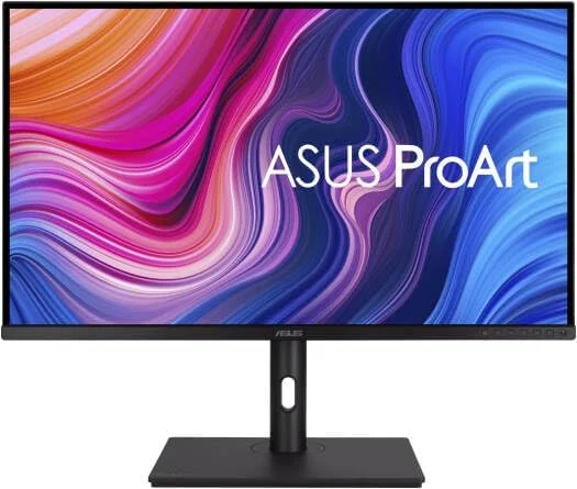 مانیتور حرفه ای 32 اینچی ایسوس مدل PA329CV – سرعت پاسخگویی 5 میلی‌ثانیه، رزولوشن 4K UHD 3840x2160، نرخ بروزرسانی 60 هرتز، دارای DisplayPort + HDMI + USB-C، رنگ مشکی