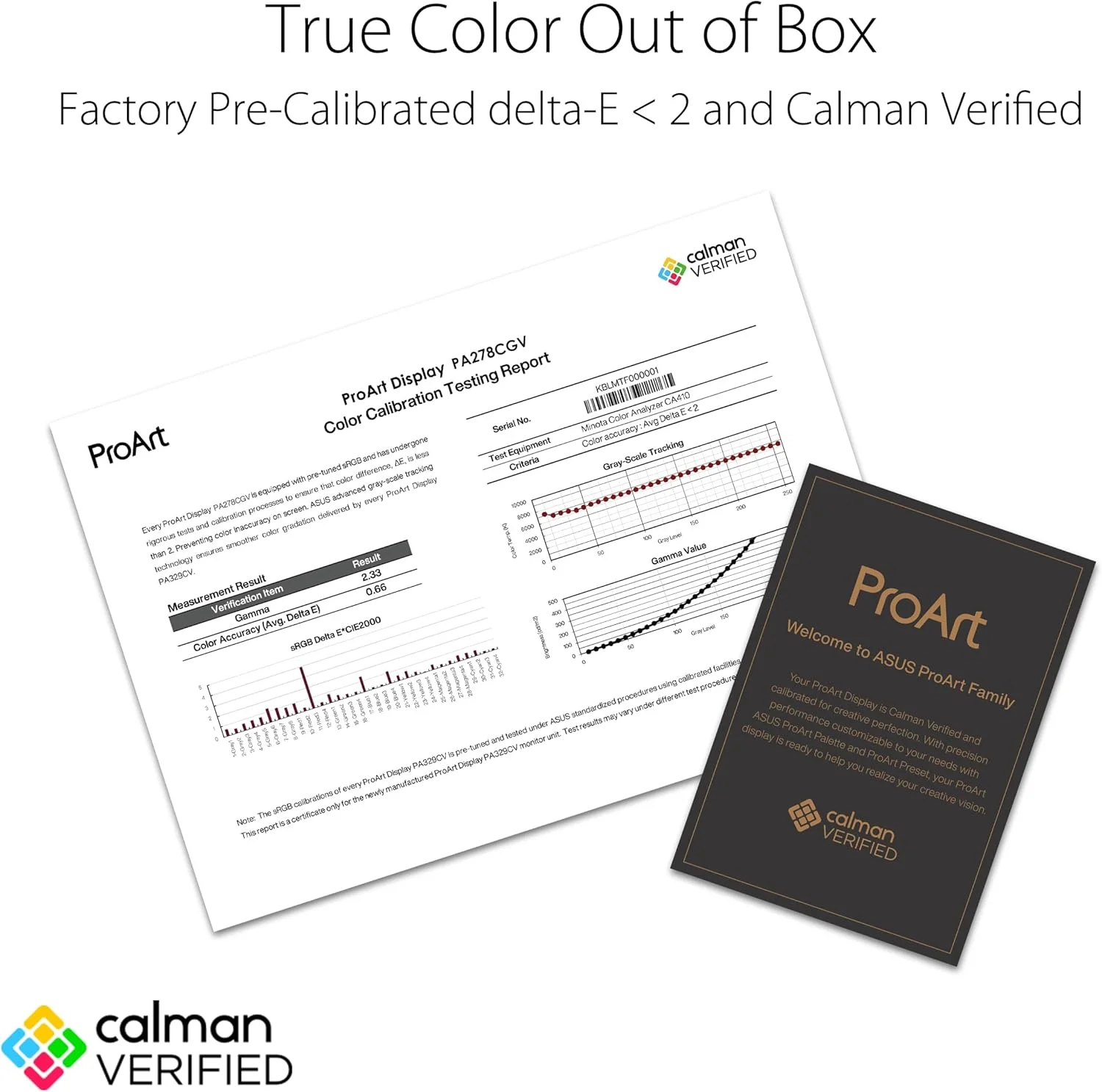 مانیتور حرفه ای ASUS ProArt PA278CGV – سایز 27 اینچ، IPS، QHD (2560x1440)، 144 هرتز، پوشش 95% DCI-P3، دقت رنگ ΔE < 2، دارای گواهی Calman، USB-C PD 90W، VESA DisplayHDR 400، FreeSync Premium، پایه ارگونومیک