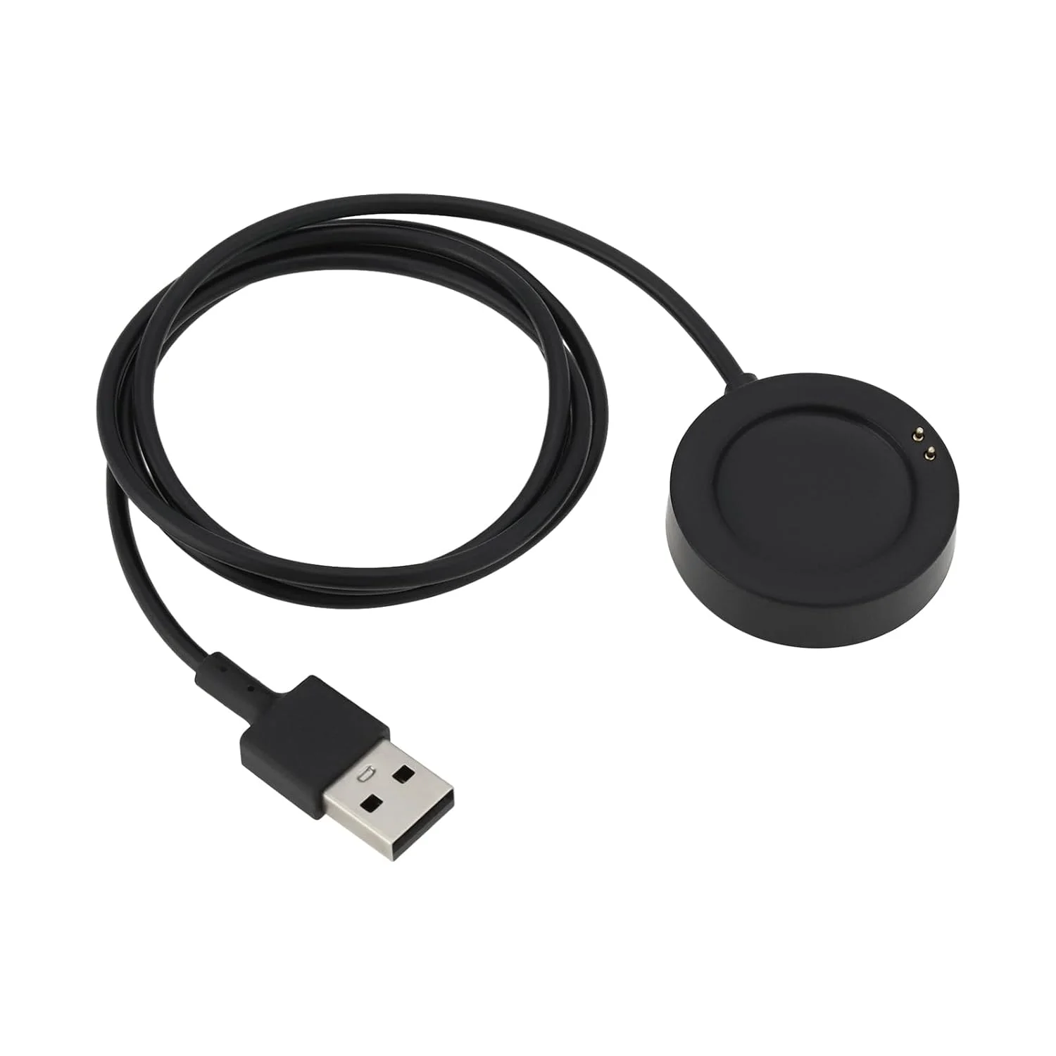 یک عدد کابل شارژر جایگزین ساعت هوشمند 100 سانتی متری USB، لوازم جانبی شارژر مغناطیسی سازگار با Xiaomi Watch 2 Pro مشکی