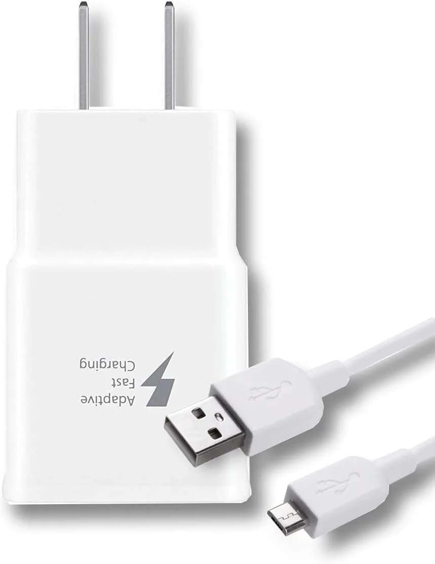 آداپتور دیواری فست شارژ میکرو USB برای شیائومی ردمی 9C به همراه کابل میکرو USB اوربان ایکس 1.8 متری - کیت شارژ فوق العاده سریع - 2 قطعه - سفید