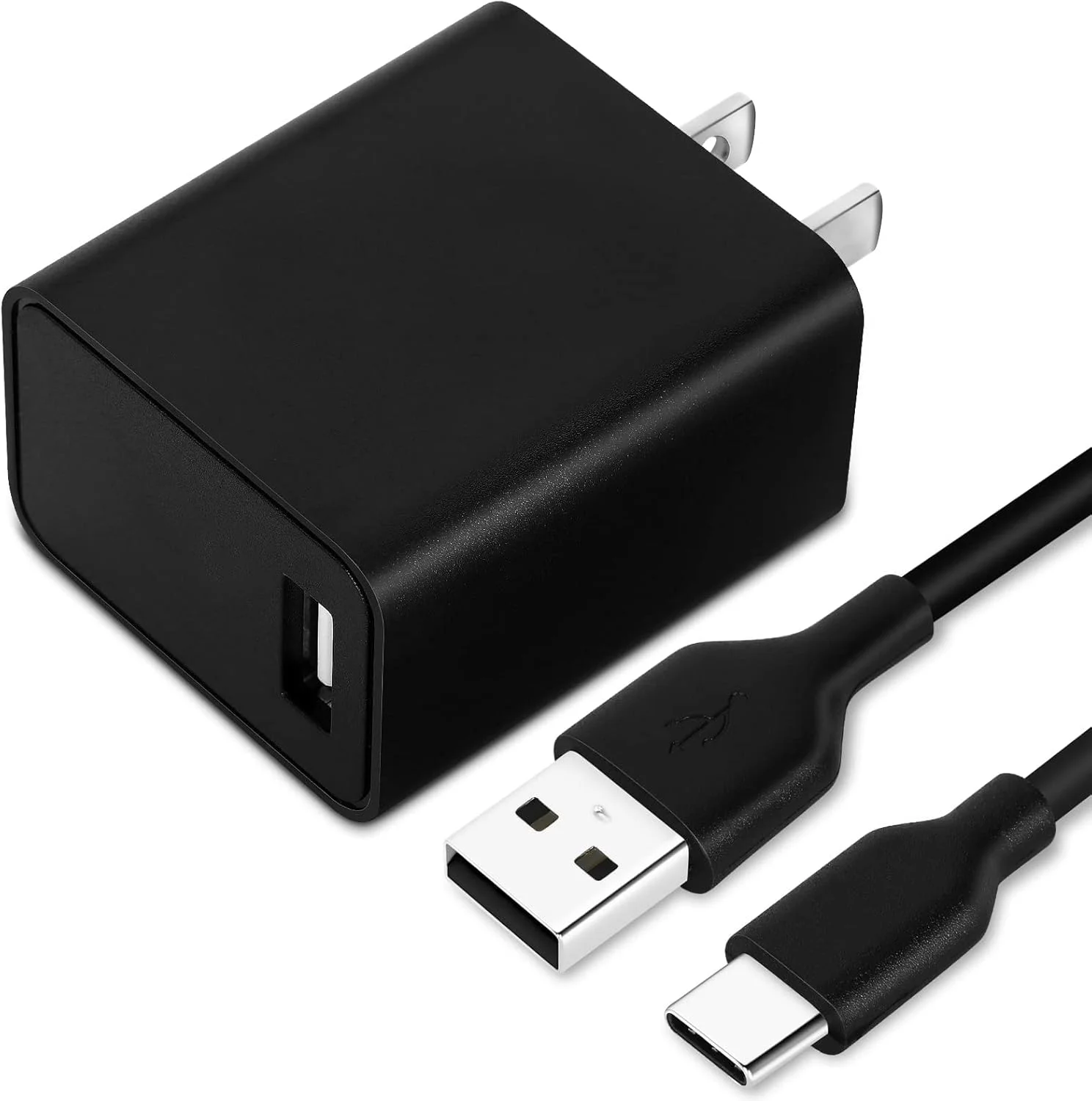 شارژر دیواری سریع UL Listed، آداپتور برق شارژر USB با شارژ سریع 15 واتی QC با کابل 10 فوتی برای شیائومی Redmi Note 9 5G همراه با کابل USB Type-C 10 فوتی