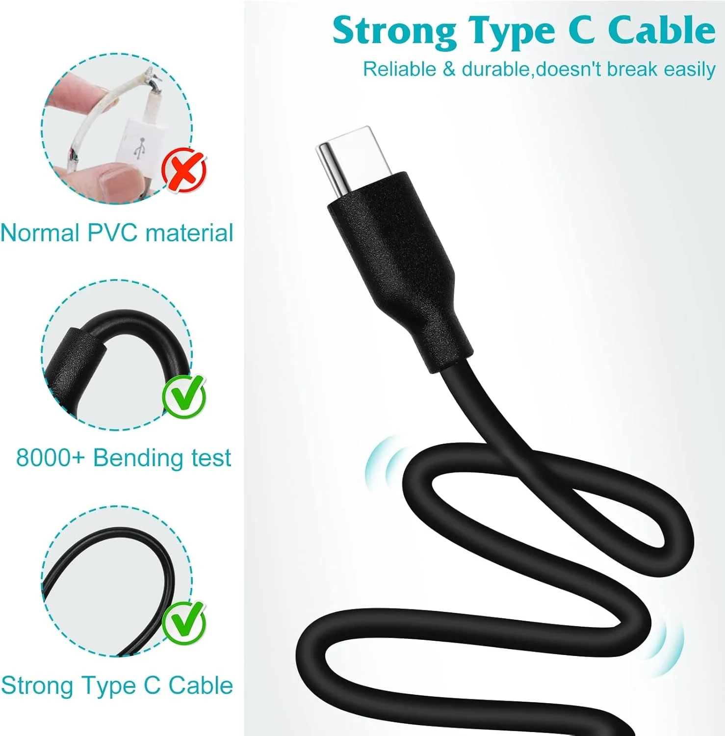 شارژر دیواری سریع UL Listed، آداپتور برق شارژر USB با شارژ سریع 15 واتی QC با کابل 10 فوتی برای شیائومی Redmi Note 9 5G همراه با کابل USB Type-C 10 فوتی شارژر دیواری سریع UL Listed، آداپتور برق شارژر USB با شارژ سریع 15 واتی QC با کابل 10 فوتی برای شیائومی Redmi Note 9 5G همراه با کابل USB Type-C 10 فوتی