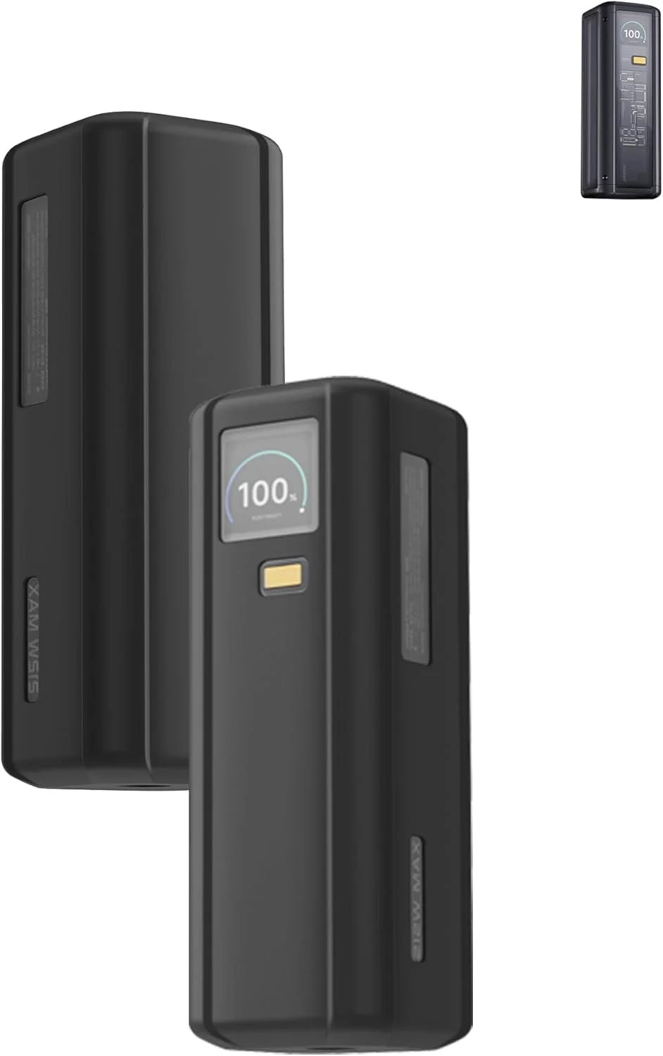 کاور سیلیکونی محافظ پاوربانک شیائومی مدل P03MI با ظرفیت 25000 میلی آمپر ساعت، مقاوم در برابر خراش و ضربه، به همراه بند - مشکی