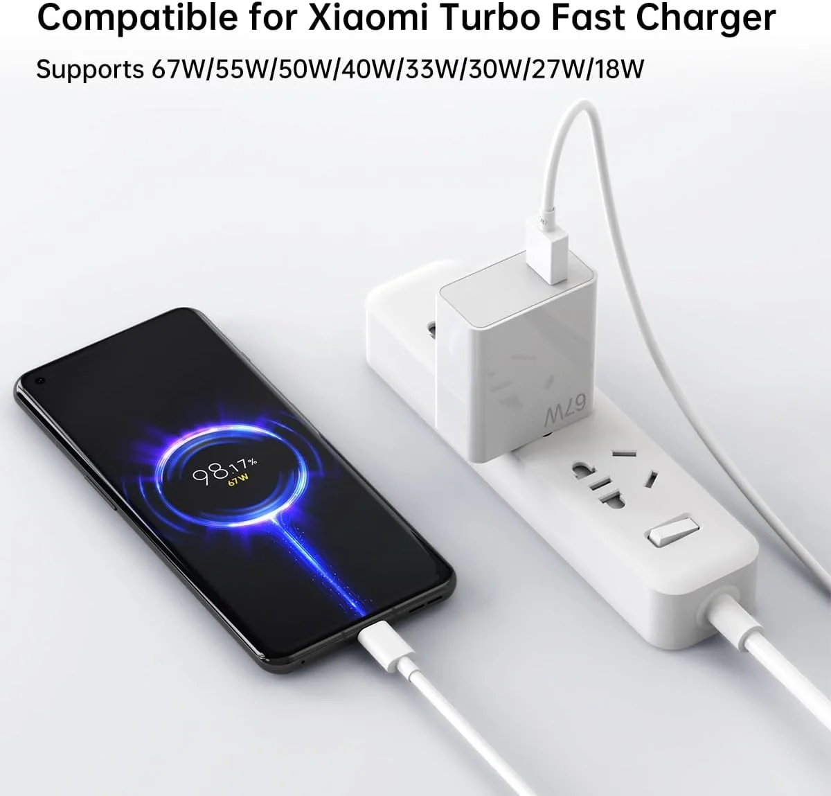 آداپتور شارژ سریع 67 واتی سازگار با گوشی های شیائومی Mi 17 15 14 13 12 14t 13t 12t 12s Pro Lite Redmi Note K60 K50 11 11s 12 Pro Plus Poco X6 F5 X5 F4 X4 Gt Black Shark Mix Fold 2 3 به همراه کابل Type C آداپتور شارژ سریع 67 واتی سازگار با گوشی های شیائومی Mi 17 15 14 13 12 14t 13t 12t 12s Pro Lite Redmi Note K60 K50 11 11s 12 Pro Plus Poco X6 F5 X5 F4 X4 Gt Black Shark Mix Fold 2 3 به همراه کابل Type C