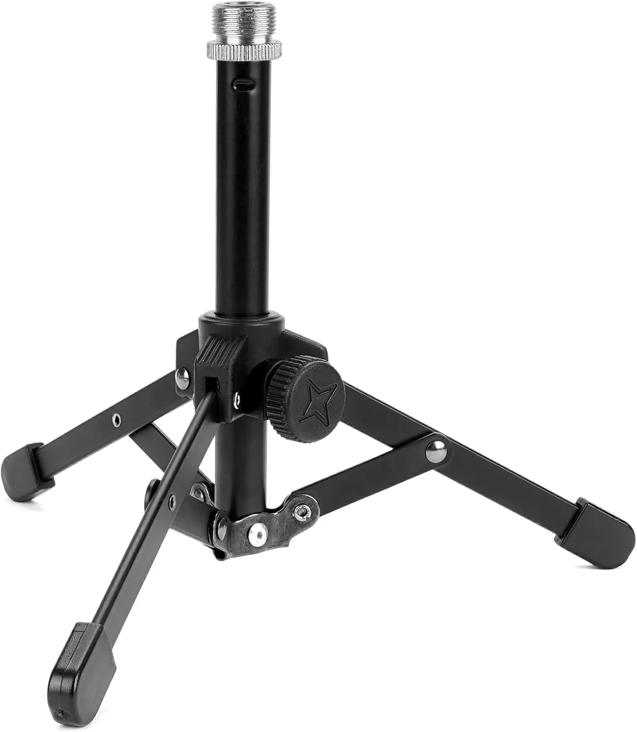 پایه میکروفون رومیزی سه پایه Geekria for Creators سازگار با میکروفون های AKG D5, P120, P420, P820, C1000S, C3000, C451B, P5i, P3S، پایه میکروفون رومیزی با پایه های تاشو ضد لغزش