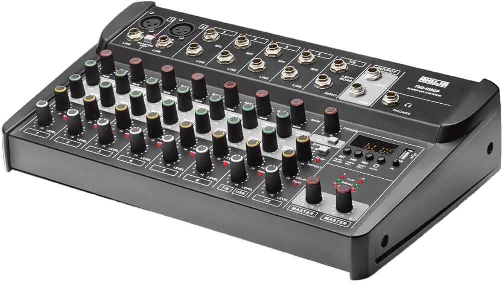 میکسر صوتی ۸ کاناله آهوجا مدل FMX-108DP با پخش کننده MP3 داخلی و افکت های دیجیتال میکسر صوتی ۸ کاناله آهوجا مدل FMX-108DP با پخش کننده MP3 داخلی و افکت های دیجیتال