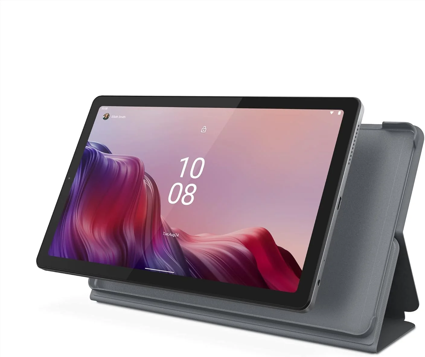 تبلت لنوو Tab M9-2023 - عمر باتری طولانی - صفحه نمایش 9 اینچی HD - دوربین جلو 2 مگاپیکسل و دوربین عقب 8 مگاپیکسل - حافظه 4 گیگابایت - فضای ذخیره سازی 64 گیگابایت - اندروید 12 یا بالاتر - همراه با کیف تبلت، خاکستری