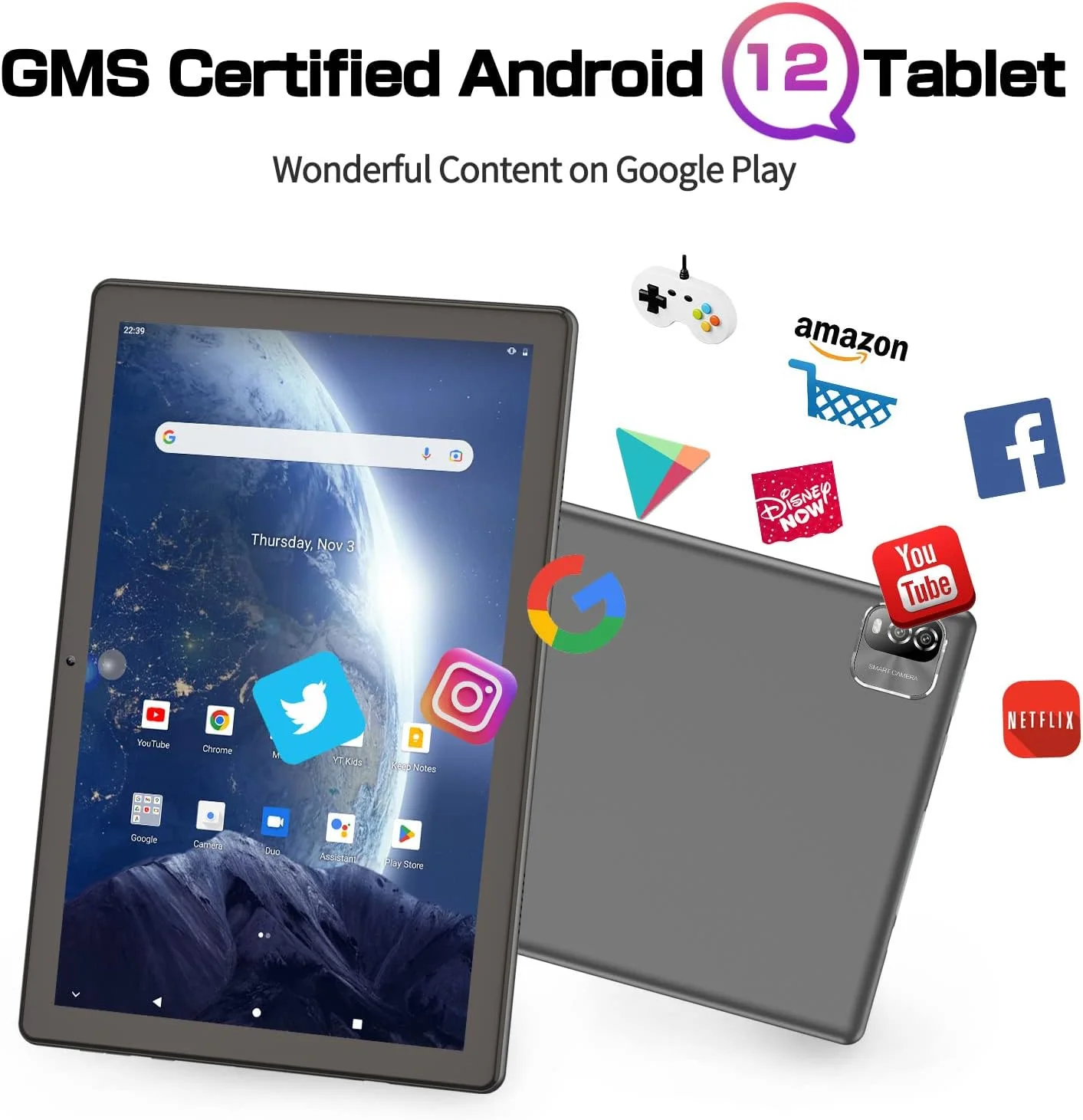 تبلت اندروید 12 پریتوم برای کودکان، صفحه نمایش بزرگ 10 اینچی IPS HD، 3 گیگابایت رم + 64 گیگابایت حافظه داخلی، نرم افزار از پیش نصب شده کودکان iWAWA، کنترل برنامه های آموزشی بازی، تبلت وای فای با قاب محافظ کودک (صورتی) تبلت اندروید 12 پریتوم برای کودکان، صفحه نمایش بزرگ 10 اینچی IPS HD، 3 گیگابایت رم + 64 گیگابایت حافظه داخلی، نرم افزار از پیش نصب شده کودکان iWAWA، کنترل برنامه های آموزشی بازی، تبلت وای فای با قاب محافظ کودک (صورتی)