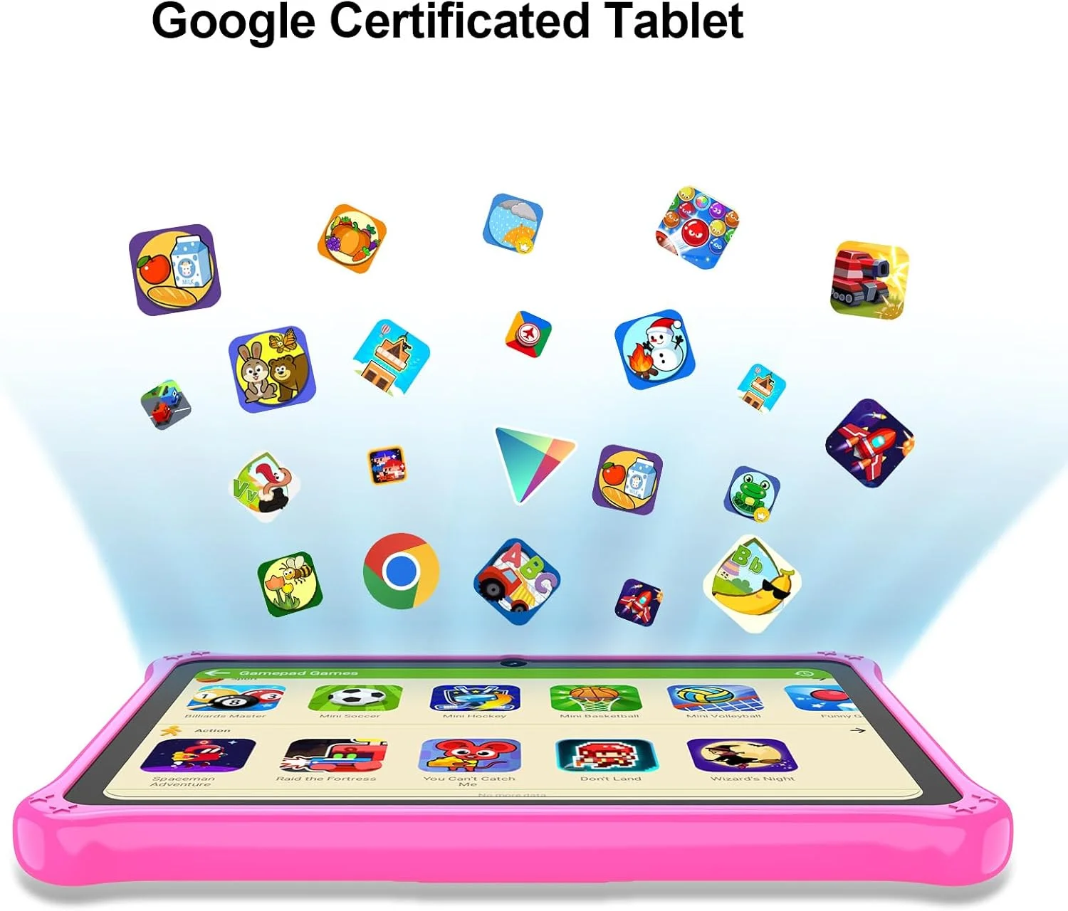 تبلت کودکانه 7 اینچی PRITOM با بند گردنی، 32 گیگابایت، تبلت اندروید 13 برای کودکان نوپا با وای فای، دوربین دوگانه، آموزش، بازی، نرم افزار کودکانه از پیش نصب شده، کنترل والدین، صورتی تبلت کودکانه 7 اینچی PRITOM با بند گردنی، 32 گیگابایت، تبلت اندروید 13 برای کودکان نوپا با وای فای، دوربین دوگانه، آموزش، بازی، نرم افزار کودکانه از پیش نصب شده، کنترل والدین، صورتی