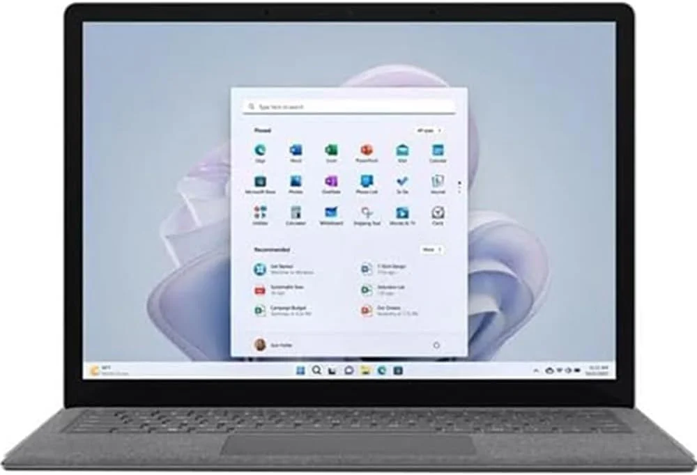 مایکروسافت Surface Laptop 5 مدل R1C-00001 با صفحه نمایش لمسی 13.5 اینچی، پردازنده Intel i5-1235U، حافظه رم 8 گیگابایتی و حافظه داخلی 256 گیگابایتی (بازسازی شده)