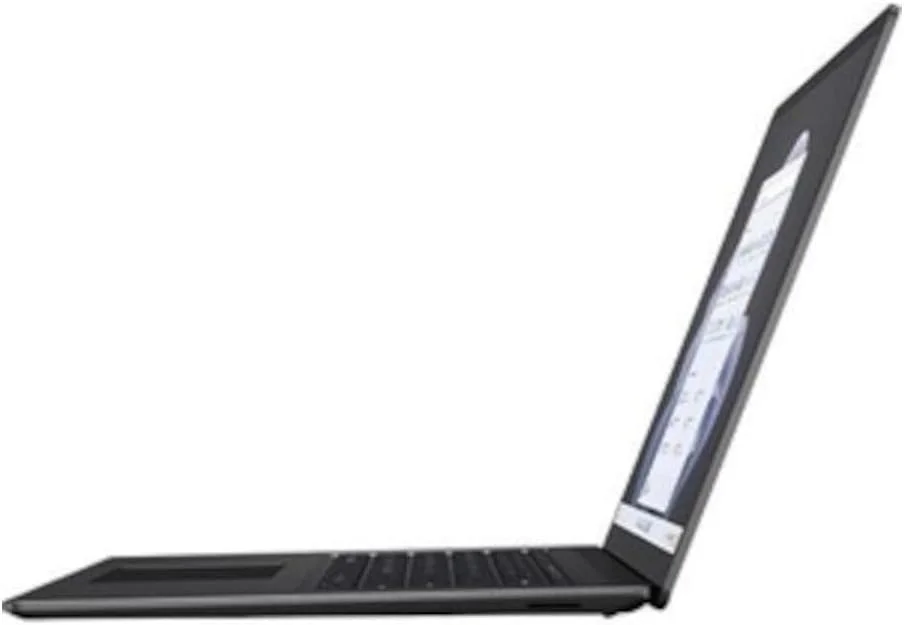 لپ تاپ لمسی 15 اینچی مایکروسافت سرفیس لپ تاپ 5 - 2496 x 1664 - پردازنده نسل دوازدهم Intel Core i7 i7-1265U - پلتفرم Intel Evo - 16 گیگابایت رم - 256 گیگابایت SSD - مشکی مات