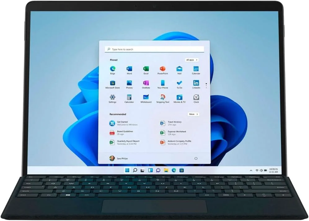 مایکروسافت سرفیس پرو 8 (IUS-00001) پلتفرم Intel Evo Core i5-1135G7 رم 8 گیگابایت SSD 256 گیگابایت صفحه نمایش 13 اینچی PixelSense Flow ویندوز 11 هوم (گرافیتی) به همراه کیبورد مشکی