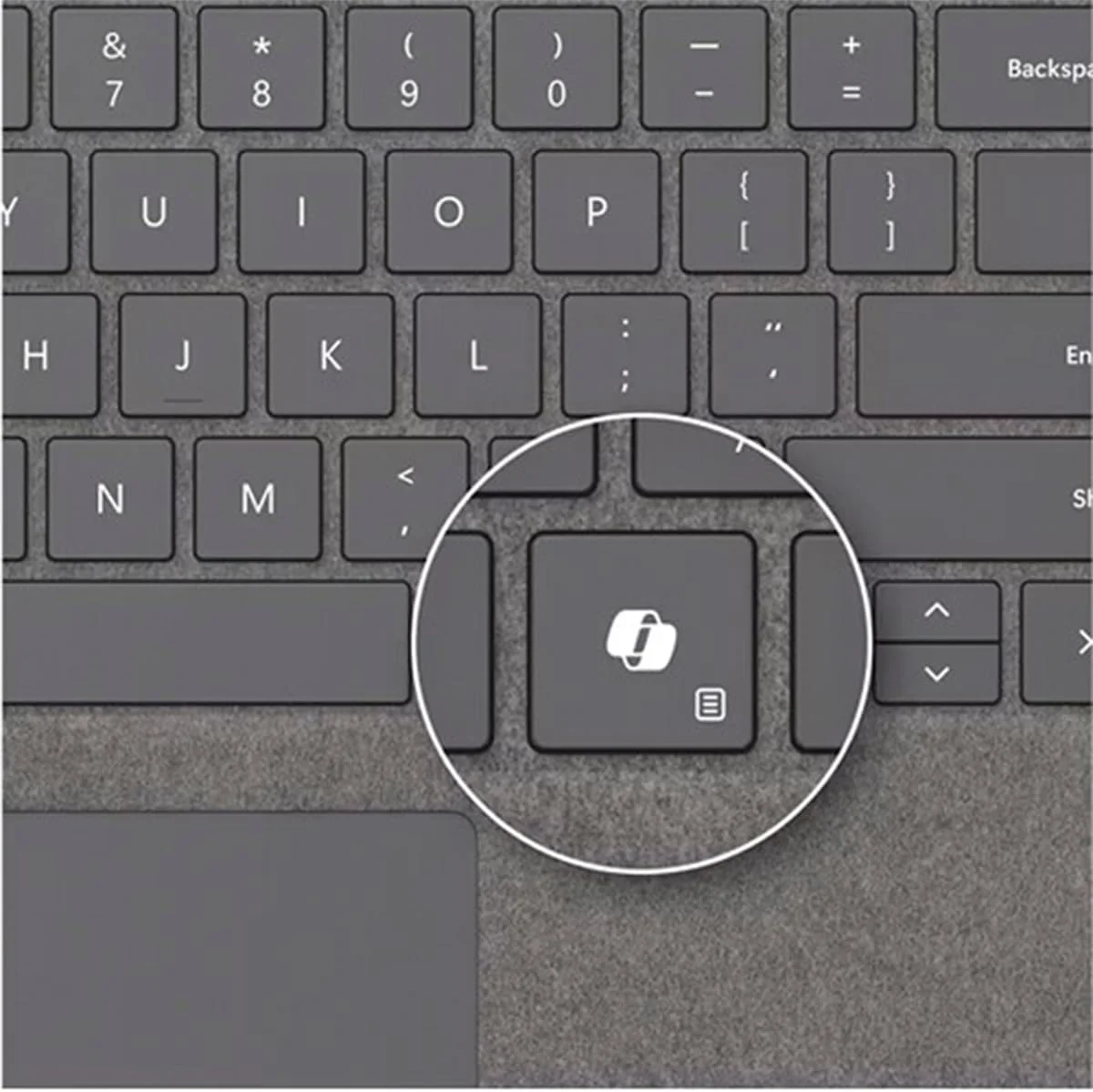 کیبورد/کاور مایکروسافت برای تبلت مایکروسافت سرفیس پرو - مشکی (بازسازی شده)