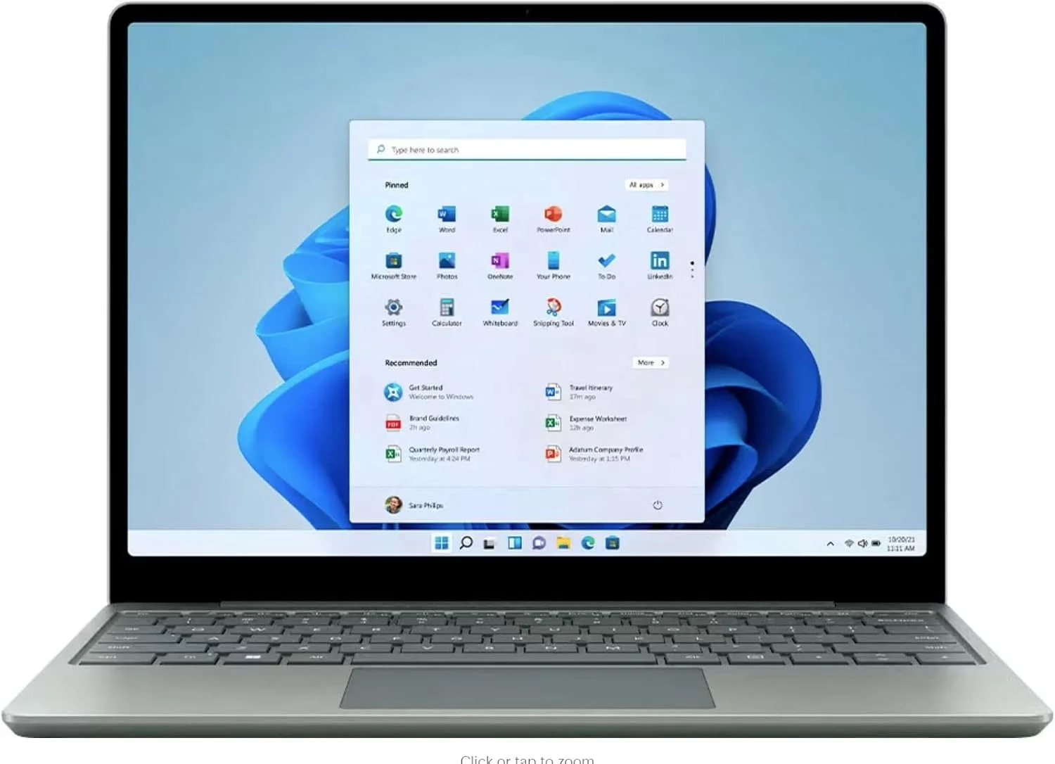 لپ تاپ مایکروسافت Surface Go 2 با صفحه لمسی ۱۲.۴ اینچی - رزولوشن ۱۵۳۶x۱۰۲۴ - پردازنده Intel Core i5 نسل ۱۱ مدل i5-1135G7 چهار هسته ای (۴ هسته) ۲.۴۰ گیگاهرتز - ۸ گیگابایت رم - ۸ گیگابایت حافظه داخلی - ۱۲۸ گیگابایت SSD - رنگ Sage